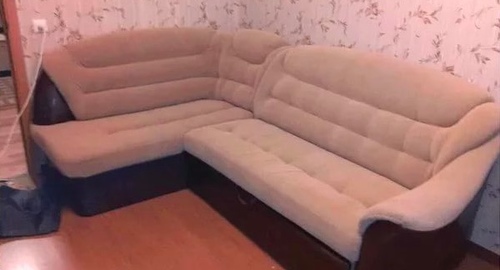 Перетяжка углового дивана. Краснокамск